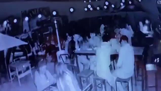 Argentina: A 19-year-old girl has died after an explosion in a bar in San Miguel. The incident, which was captured by security cameras, was allegedly caused after a waitress lit a fire in the center of the table