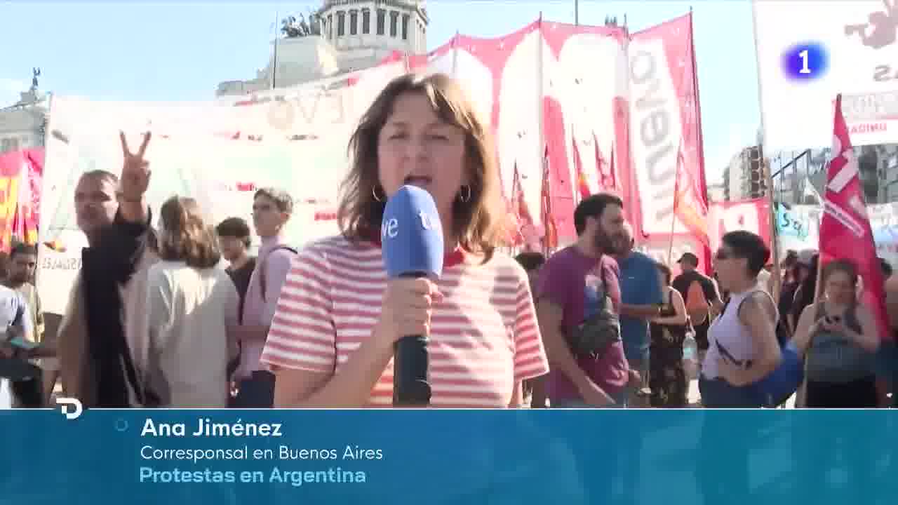 In Argentina, thousands of people have taken to the streets of Buenos Aires in protest by retirees, one of the sectors most affected by the policies of Milei