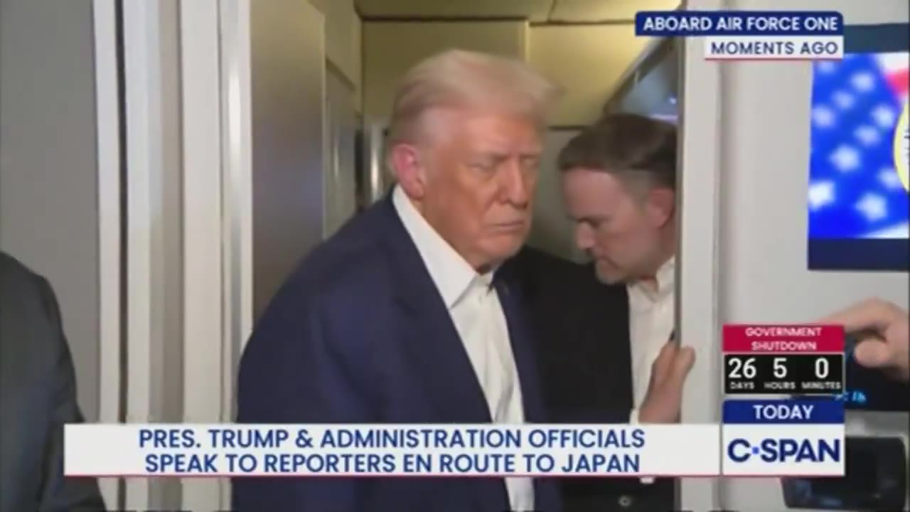 Trump on Argentina: I think we've made a lot of money based on that election because the bonds have gone up… That election made a lot of money for the US… Reporter: Will they need more support or would you consider it? Trump: They might. Yeah, we would consider it