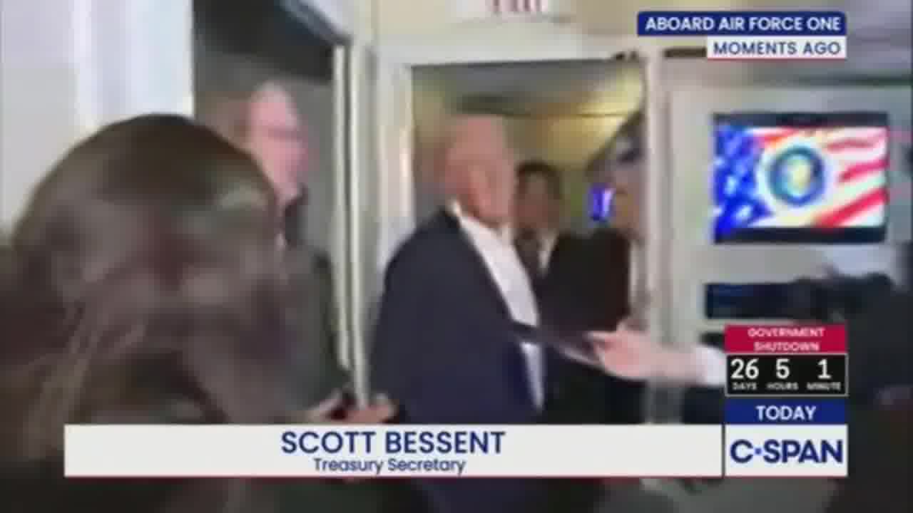 Trump on Argentina: I think we've made a lot of money based on that election because the bonds have gone up… That election made a lot of money for the US… Reporter: Will they need more support or would you consider it? Trump: They might. Yeah, we would consider it